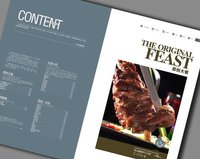 Buku masak kustom kualitas tinggi resep Binder Menu cetak modis desain cetak Offset buku OEM Film laminating penutup lunak
