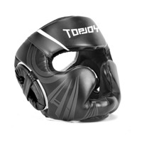 Vente en gros Casque de boxe professionnel rouge pour adultes Casque de sparring Protection de la tête
