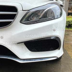 ชุดแต่งสปอยเลอร์กันชนหน้ารถยนต์ ช่องระบายอากาศด้านข้าง สำหรับ Mercedes-Benz E-Class W212 AMG Facelift ปี 2013-2015 แต่งรถ - Product Image 4