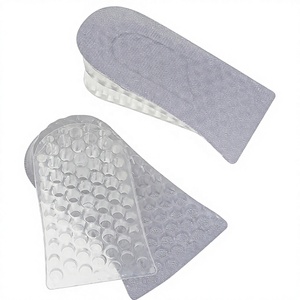 Semelles intérieures en <span class=keywords><strong>silicone</strong></span> pour augmenter la taille, amortissantes avec coussinets de talon invisibles pour usage quotidien, demi-semelles pour chaussures - Product Image 1
