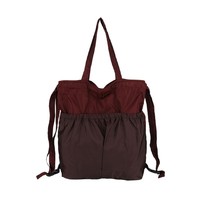 Sac à dos pliable de style coréen, sac décontracté à cordon, grande capacité, sac à dos en polyester imperméable