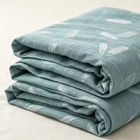 Tissu de drap de lit en polyester imprimé pigmentaire, tissu peau de pêche, vente en gros
