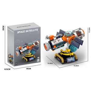مكعبات بناء سلسلة EPT الفضائية: رائد فضاء، صاروخ، مركبة فضائية، قمر صناعي - قطع تعليمية للتجميع الذاتي - Product Image 5