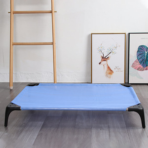Lit surélevé pliable d'extérieur pour animaux de compagnie, lit trampoline pour <span class=keywords><strong>chien</strong></span>, chiot, chat, <span class=keywords><strong>hamac</strong></span> en maille robuste avec cadre renforcé - Product Image 6
