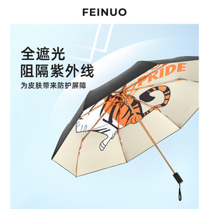 Paraguas de golf a prueba de viento de 3 pliegues de 25 pulgadas de alta calidad, logotipo personalizado, apertura automática con diseño clásico para viajes y lluvia - Product Image 3