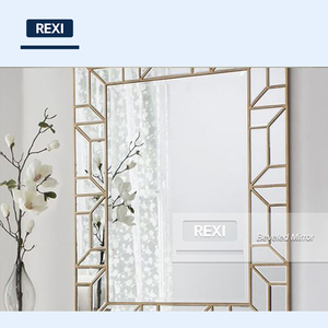 CE Certified 2-6mm 6.5mm Beveled Aluminium <strong>Mirror</strong> <strong>Lighted</strong> Float Pattern Art Deco Design <strong>Wall</strong> Decorative Custome Aluminium Mirro - Product Image 6