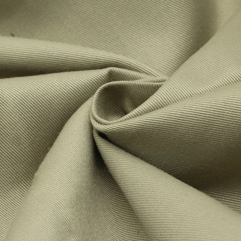Tissu de gabardine sergé de coton et de polyester d'usine d'OEM ODM pour la chemise uniforme de veste