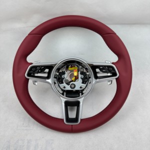 Maßgefertigtes Carbon- und Leder-Lenkrad für Porsche 718 911 <span class=keywords><strong>GT2</strong></span> GT3RS Alle Serien Sportliches Design-Stil für Cayman-Modell - Product Image 6
