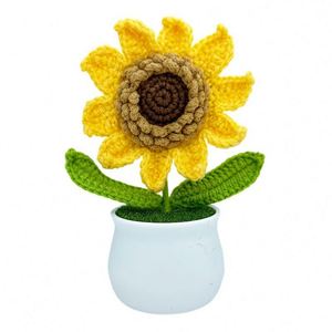 Favor de boda de lujo, regalo de ganchillo, ramo de flores en miniatura, colores Pastel, Decoración de mesa, recuerdo hecho a mano - Product Image 1