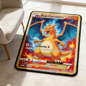 Alfombras Personalizadas con Forma de Anime, Alfombras Impresas con Diseños Geniales, Antideslizantes, Suaves y Afelpadas, Alfombra de Pokémon - Product Image 2