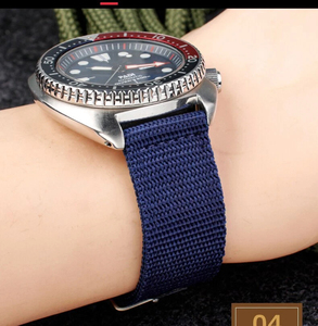 Bracelet de montre en nylon à libération rapide Upro Classic Ballstic 18 20 22 24 mm, bracelet de montre sport en toile verte premium pour smartwatch - Product Image 6