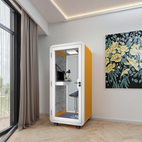Cabina de Sonido Prefabricada Moderna de Acero Giratoria Insonorizada de Alta Calidad y Más Vendida para Dormitorio Principal, Hospital, Escuela