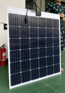 Panel solar flexible personalizado de <span class=keywords><strong>12</strong></span> <span class=keywords><strong>voltios</strong></span> y 180W Material de silicio monocristalino - Product Image 4