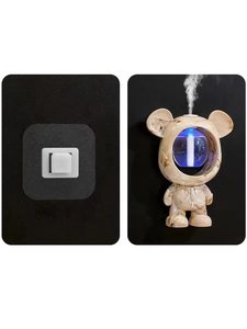 Humidificador Ultrasónico con Forma de Ratón, con Luz LED, Humidificador de Aire Doméstico de Sobremesa, Diseño de Plástico - Product Image 1