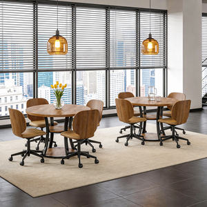 <span class=keywords><strong>Mesa</strong></span> <span class=keywords><strong>de</strong></span> Conferencia <span class=keywords><strong>de</strong></span> Madera <span class=keywords><strong>de</strong></span> 39 Pulgadas para <span class=keywords><strong>4</strong></span> <span class=keywords><strong>Personas</strong></span> con Estante <span class=keywords><strong>de</strong></span> Almacenamiento <span class=keywords><strong>de</strong></span> 2 Niveles, Gestión <span class=keywords><strong>de</strong></span> Cables y Diseño Ecológico para Espacios Pequeños - Product Image 1