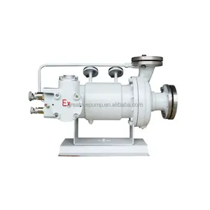 High Temperature Insulation Canned Motor Pump For Chemicals Hot Oil Water No Leakage