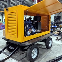 Meilleur prix Groupe électrogène diesel silencieux 80 kW de puissance de pointe 100 kVA sur remorque avec moteur 4BTA3.9-G13 pour serre