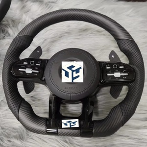 <span class=keywords><strong>Volant</strong></span> en cuir pleine fleur compatible avec Benz C43 GLC63 E53 CLS53 A220 S560 GLE63 W205 W206 W204 W213 W222 W207 W219 W218 <span class=keywords><strong>AMG</strong></span> W211 - Product Image 6
