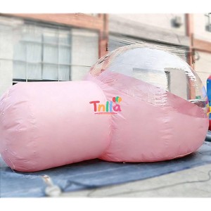 Dôme gonflable transparent, tente bulle claire, chambre d'hôtel à vendre / Tente dôme extérieure à structure en acier pour la famille - Product Image 5