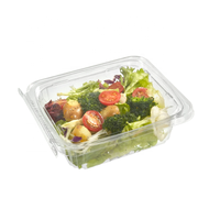 Boîte d'emballage pour fruits secs en PET recyclé écologique, contenants jetables en plastique RPET inviolables pour salades de fruits