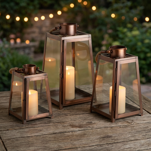 Golden Brass Moroccan Candle <b>Lanterns</b> Golden Wedding Decoration <b>Lantern</b> Beading <b>Lantern</b> <b>Set</b> at Cheapest Price in India Christmas - Product Image 2