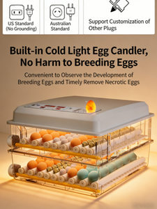 Incubadora Familiar para Granja, Modelo Totalmente Automático, Control Inteligente de Temperatura, Apta para Pollos, Patos y Gansos - Product Image 3