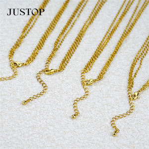 <b>Long</b> OEM/OEM Wholesale Custom Waterproof Stainless Steel Gold <b>Silver</b> Plating Unisex Link <b>Chain</b> Fashion Jewelry 24k Gold Necklace - Product Image 3