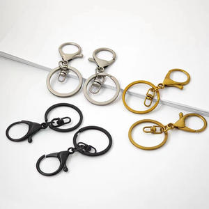 BC Company Good Quality 8 Colors Stainless Steel Plated Metal <b>Lobster</b> Clasp Key Hook Chain Diy Jewelry Making Keychain Zhejiang - Product Image 4