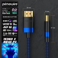 Vergoldetes HDMI-Kabel 2.0/2.1 für TV PS5 Xbox - Hochgeschwindigkeit 16K 30Hz 8K 60Hz 4K 120Hz 1M 2M 3M 5M für Projektor