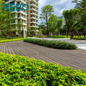 Plancher composite extérieur moderne, terrasse en bambou, rainure et <span class=keywords><strong>languette</strong></span>, imperméable et antidérapant, installation facile - Product Image 1