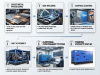 18KVA 50/60Hz Einphasiger 200A Geräuscharmer Dieselgenerator Tragbare Industrielle Stromversorgungseinheit für Baustellen-Backup