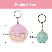 Porte-clés en peluche double face personnalisé, badge en métal personnalisé en peluche, badge promotionnel, fournisseur de badges en métal bon marché