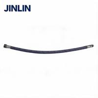 Tuyau tressé en acier inoxydable SUS304 JINLIN, longueur personnalisée (50/100 cm), connexion flexible pour l'alimentation en eau de la salle de bain, plomberie