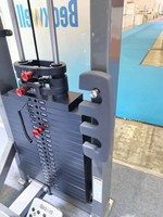 Machine de musculation professionnelle à charges guidées Beckwell HM-8021 pour pectoraux et dorsaux, avec fonction Fly et Deltéens Postérieurs, en métal, certifiée ISO9001/CE pour le fitness