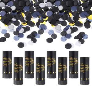 Confettis en gros pour fêtes |   <span class=keywords><strong>Canon</strong></span> à confettis multicolores, sûr et facile à utiliser pour les mariages, les anniversaires et les fêtes - Product Image 1