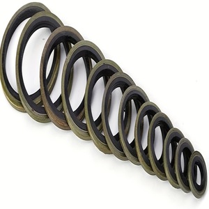 Joints d'étanchéité collés en métal et caoutchouc NBR, ensemble de joints d'huile pour l'étanchéité d'arbre, pièces hydrauliques résistantes à l'usure - Product Image 1