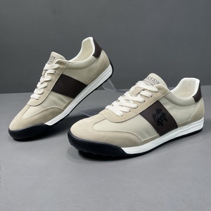 Chaussures de sport décontractées tendance en cuir véritable pour homme, style Forrest Gump, basses, à lacets, respirantes et légères, collection printemps, de créateur de luxe - Product Image 2