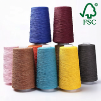 Fil à tricoter en papier recyclé multicolore 100% avec tailles personnalisées pour le service de tissage artisanal auprès d'un fabricant professionnel