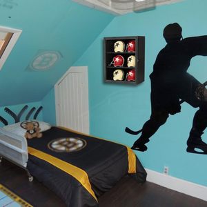Boîte de présentation de <span class=keywords><strong>casque</strong></span> de football multicouche verrouillable pour la décoration intérieure 2026, protection pour le stockage de casques de collection, boîte à ombre en vrac - Product Image 6
