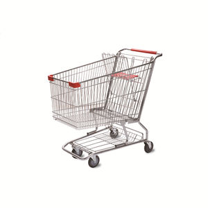 YD-G Allemagne Style De Fil De Supermarché Chariot Intelligent À Vendre avec Double Paniers de L'usine de Suzhou - Product Image 5