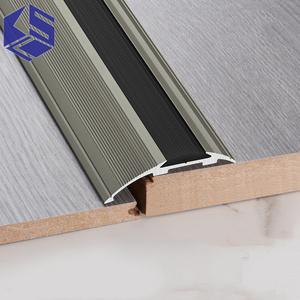 Bande de bord de plancher en <span class=keywords><strong>bois</strong></span> d'alliage d'aluminium bande de bord de tapis bande de caoutchouc antidérapante d'<span class=keywords><strong>escalier</strong></span> - Product Image 5