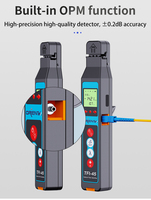 Orientek TFI-45 Dispositif d'inspection et d'identification de fibres optiques, Testeur de reconnaissance optique, Appareil multifonction, Détecteur de fibres FTTH