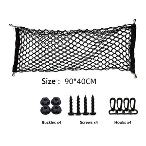 <span class=keywords><strong>Filet</strong></span> de stockage de cargaison élastique automatique de <span class=keywords><strong>coffre</strong></span> de support de <span class=keywords><strong>filet</strong></span> de cargaison de maille avec 4 crochets - Product Image 2