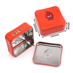 XPD New Design Survival First-Aid Kit Pill Box For Collect Gear Kit Set Sos Tin Box Case Empty Storage Box Container