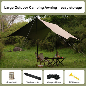 Carpa Portátil Impermeable para Exteriores de Cuatro Estaciones con Tela Oxford Resistente a los Rayos UV, Carpa de Camping de Una Habitación - Product Image 4