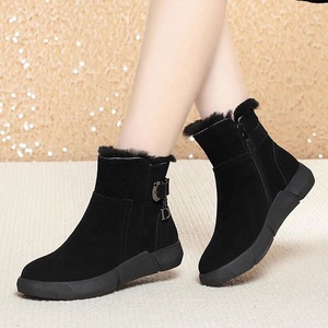 Bottes de neige unisexes respirantes, imperméables, antidérapantes, à semelle épaisse, avec doublure chaude et rembourrage supplémentaire pour l'hiver - Product Image 2