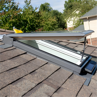 2026 Bravo Fenêtre de toit fixe personnalisée en alliage d'aluminium, insonorisée, isolante thermique, résistante au vent pour toiture de maison