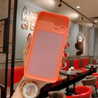 Protection d'objectif de caméra étui de téléphone en TPU liquide pour iPhone 11 12 Pro Max 8 7 6 Plus Xr Xs Max X 14 13 15 16