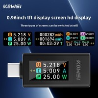 Probador de voltaje de corriente monofásico de pantalla a Color Digital Kewei, solo Pantalla de funcionalidad bidireccional tipo A, 1 unidad, 1 unidad