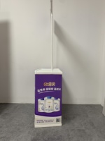Comptoir promotionnel portable en PP pliable avec en-tête pour démonstration en supermarché - Vente en gros
